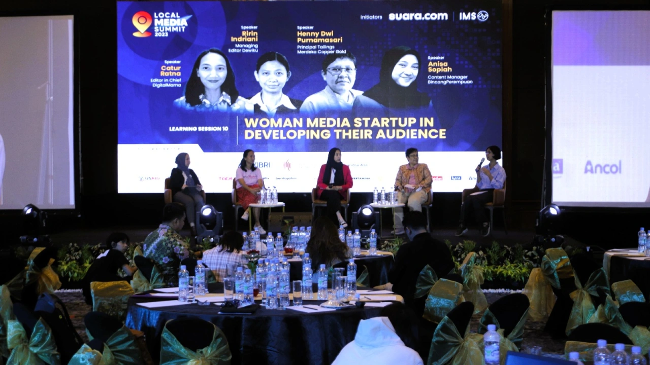 Inisiasi WOMEN MEDIA SUMMIT pada event Local Media Summit 2023