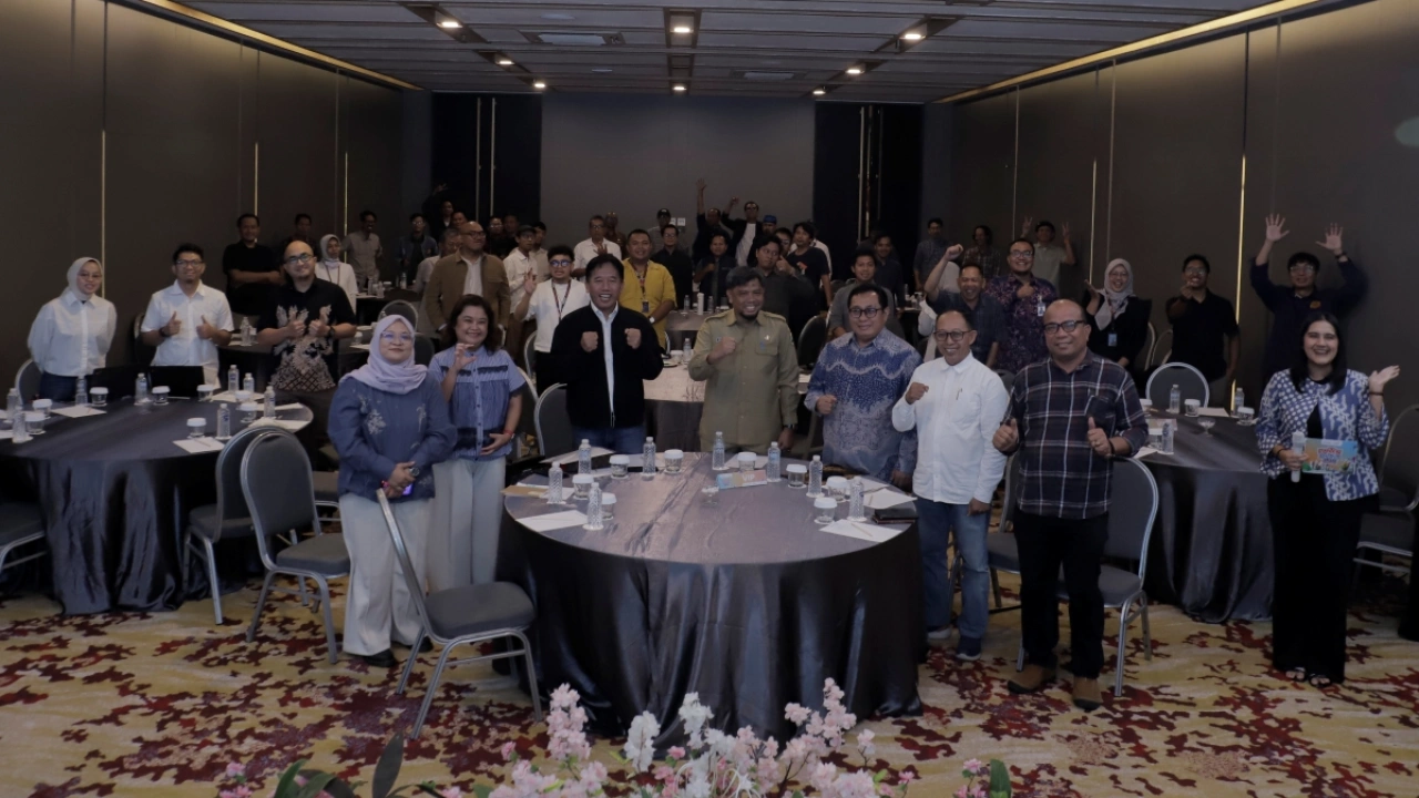 Banten Media Hub 2026 yang digelar di Hotel Aston Kota Serang pada 30 Juni 2026 dihadiri seratusan peserta yang terdiri dari pengelola media lokal dan stakeholder di Provinsi Banten. (Alfian Winanto)