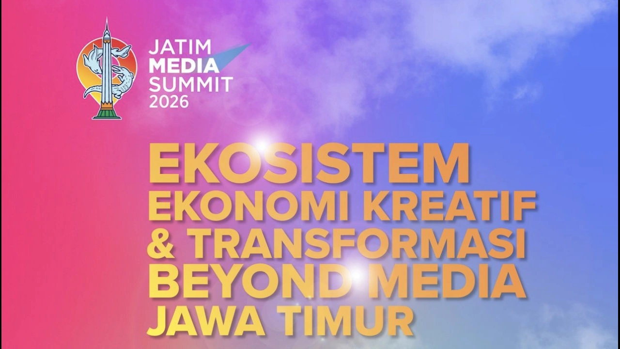 Poster Jatim Media Summit 2026.