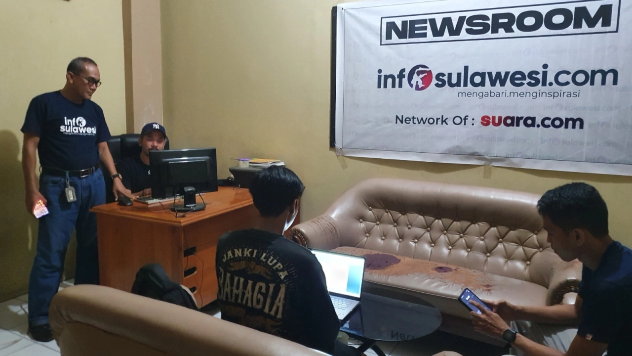 Ruang Newsroom Infosulawesi.com.